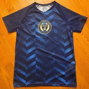 Philadelphia Union Youth Medium M 8 10 t-shirt jersey top